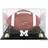 Fanatics Authentic Michigan Wolverines Golden Classic Logo Football Display Case with Mirror Back