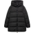 Mango Tokyo Hood Quilted Coat - Black