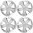 Halfords Jestic 13" Fun Wheel Trim Set of 4