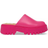 Dolce Vita Lexy Lug-Sole Platform Clogs - Pink