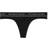 Victoria's Secret Logo Cotton Thong Panty - Black