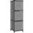 vidaXL 34x34x101cm Grey Storage Cabinet 34x101cm