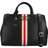 Guess Nelka Front Stripe Handbag - Black