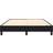 vidaXL Box Spring Black 135 x 193cm