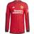 Adidas Men Manchester United 23/24 Long Sleeve Home Authentic Jersey