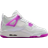 Nike Air Jordan 4 Retro GS - White/Hyper Violet