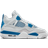 Nike Air Jordan 4 Retro Industrial Blue GS - Off White/Neutral Grey/Military Blue