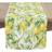 Saro Lifestyle Citrea Tablecloth Green, Yellow (182.9x40.6cm)