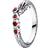 Pandora Game of Thrones Dragon Sparkling Ring - Silver/Red