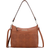 MKF Collection Alanis Shoulder Bag - Cognac Brown