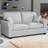 Artemis Home Dawson Light Grey Sofa 162cm 2 Seater