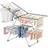 Bigzzia 2 Level Foldable Stainless Steel Drying Rack