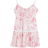 River Island Floral Metallic Beach Mini Dress - Pink