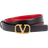 Valentino VLogo Reversible Belt - Nero/Rouge