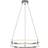 AFX Gemini Painted Nickel Pendant Lamp 61cm