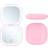 Shein Portable Led Makeup Mirror Light Up Mirror Gift Practical Square Led Makeup Mirror With Light Valentine Day Gifts Pink Cute St Patrick Day