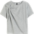 H&M Twist Detail T-shirt - Light Grey Marl