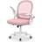 Bigzzia Mid-Back Mesh Pink Office Chair 98cm