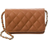 Italian Leather Medium Crossbody Bag - Brown