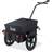 Homcom Cargo Trailer Bike Carrier with Wheels, black