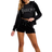 Juicy Couture Women's Diamante Velour Shorts - Black