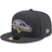 New Era Baltimore Ravens Graphite Official 2024 NFL Draft On Stage 59FIFTY Fitted Hat