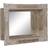 BigBuy Home S8805731 White/Brown Wall Mirror 67x38cm