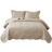 MarCielo Cotton Oversized Bedspread Beige (299.7x269.2cm)