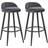 WOLTU Breakfast Kitchen Counter Islands Dark Grey Bar Stool 78.5cm 2pcs