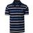 Paul & Shark Men's Polo Shirt - Navy/Beige/Blue Stripe