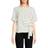 Tommy Hilfiger Women's Side Tie Cuffed Sleeve Blouse - Ivory/Midnight