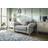 Abakus Direct Elegant Ingrid Ash Grey Sofa 145cm 2 Seater