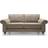 Abakus Direct Ingrid Collection Taupe Sofa 215cm 3 Seater