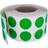 Royal Green Round Stickers Roll 1.3cm
