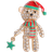 Dripping Oil Christmas Bear Brooch - Multicolor
