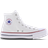 Converse Big Kid's Chuck Taylor All Star Lift Platform Canvas High Top - White/Garnet/Navy