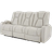 GRS Lynn Electric Recliner Light Grey Sofa 208cm 3 Seater