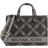 Michael Kors Gigi Small Empire Jacquard Tote Bag - Brown