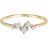 Astley Clarke Cluster Promise Ring - Gold/Diamonds