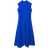 Reiss Libby Fitted Asymmetric Midi Dress - Cobalt Blue