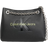 Calvin Klein Convertible Shoulder Bag - Black/Dark Juniper