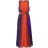 Phase Eight Simara Ombre Pleated Midi Dress - Vermillion/Multi