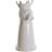 Dkd Home Decor Modern Dog White Umbrella Stand 54cm