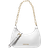 Michael Kors Cora Medium Pebbled Leather Shoulder Bag - White