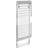 Daewoo Aluminium Foldable X-Frame Heated Drying Rack