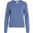 Vila Crew Neck Knit Sweater - Coronet Blue