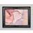 Canora Grey Oil Paint Pink And Gold Print Silver/Black Framed Art 42x29.7cm