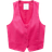 Mango Linen Suit Vest - Fuchsia