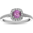 Bagatela Engagement Ring - White Gold/Sapphire/Diamonds