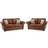 Furniture 786 Oakland Suede Tan Brown Sofa 210cm 2 Seater, 3 Seater